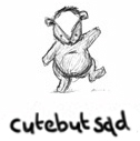 Howard Hardiman's Cute But Sad Comics, featuring Badger